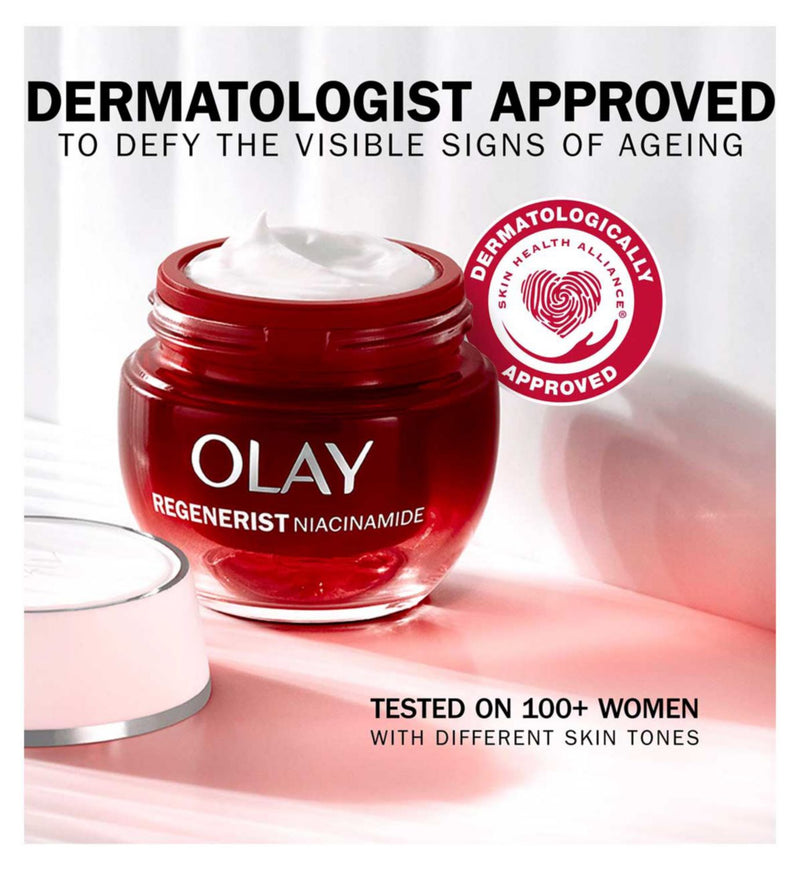 Olay Regenerist Niacinamide Day Cream 50ml, imported from the UK