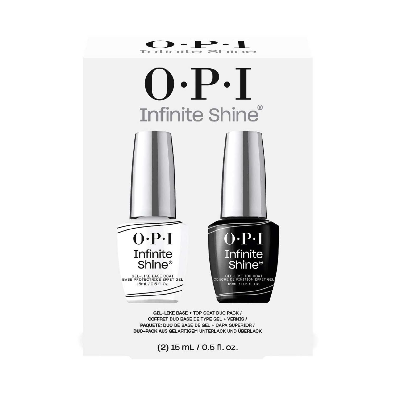 OPI Infinite Shine base and top coat duo pack (British brand)