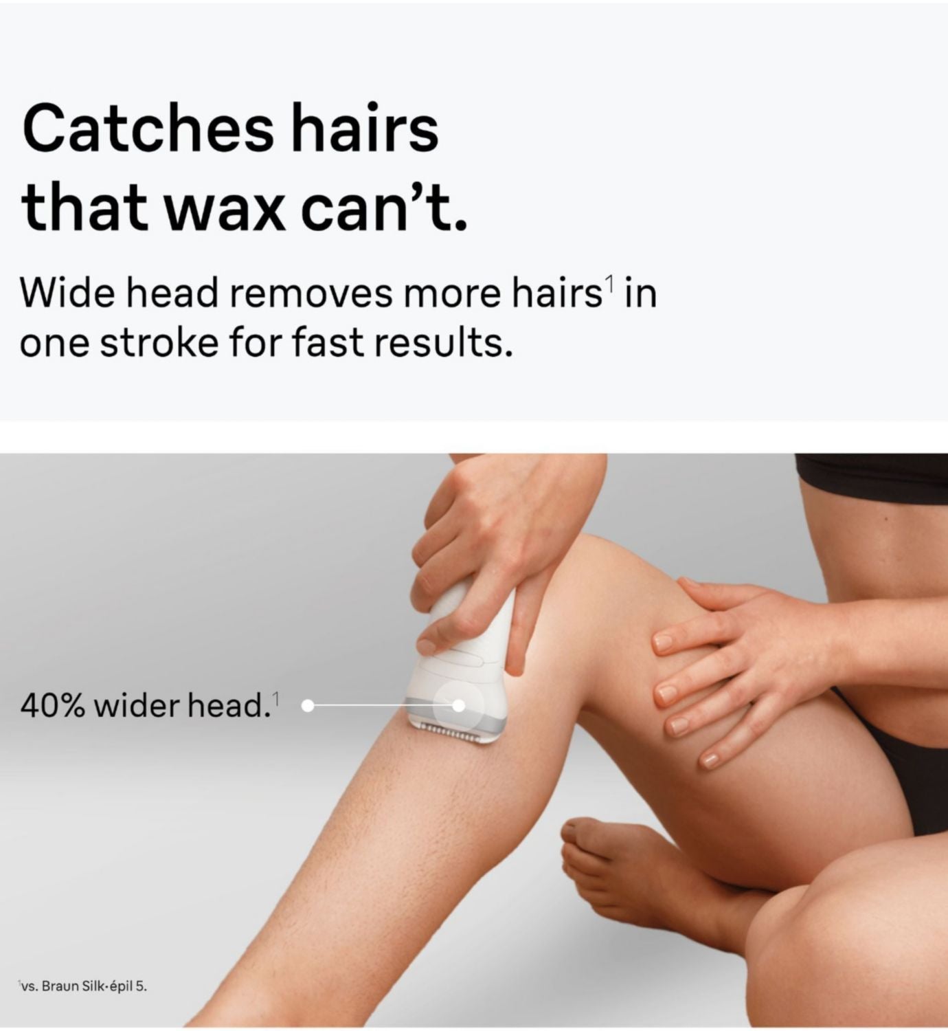 Braun Silk-épil 7 epilator for hair removal (British brand)