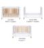 Tutti Bambini Fika mini cot bed white light oak (British brand)