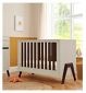 Tutti Bambini Mini Cot Bed Warm Walnut White Sand (British brand)