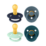 BIBS soothers 4-pack boy round nipple size 2 - British product