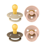 BIBS Baby Blush soother size 1 round nipple, UK version