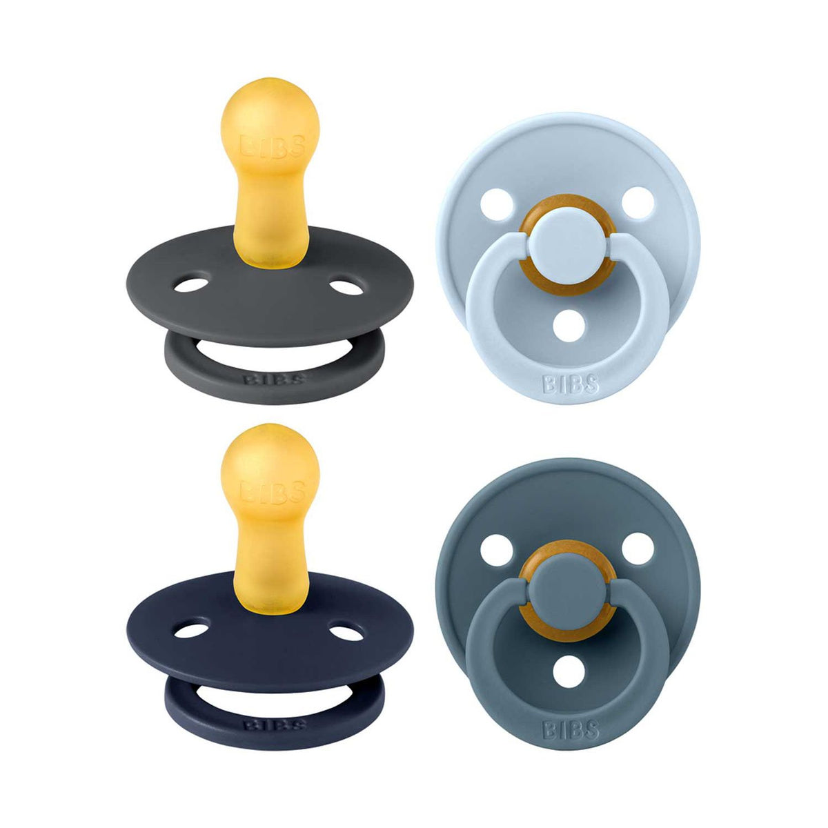 BIBS soothers Deep Space Mix Size 2 (British brand)