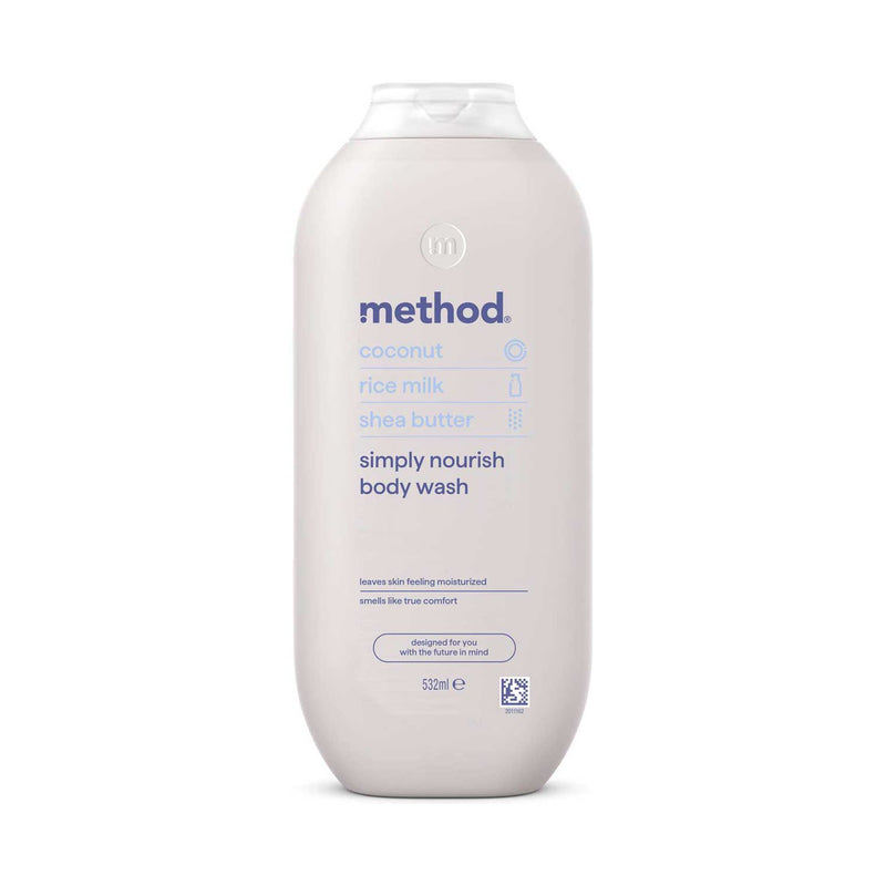 Method Body Wash Simply Nourish 532ml, imported from the UK