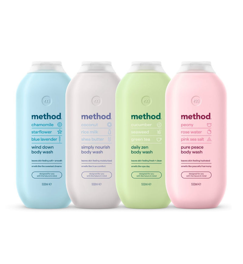Method Body Wash Simply Nourish 532ml, imported from the UK
