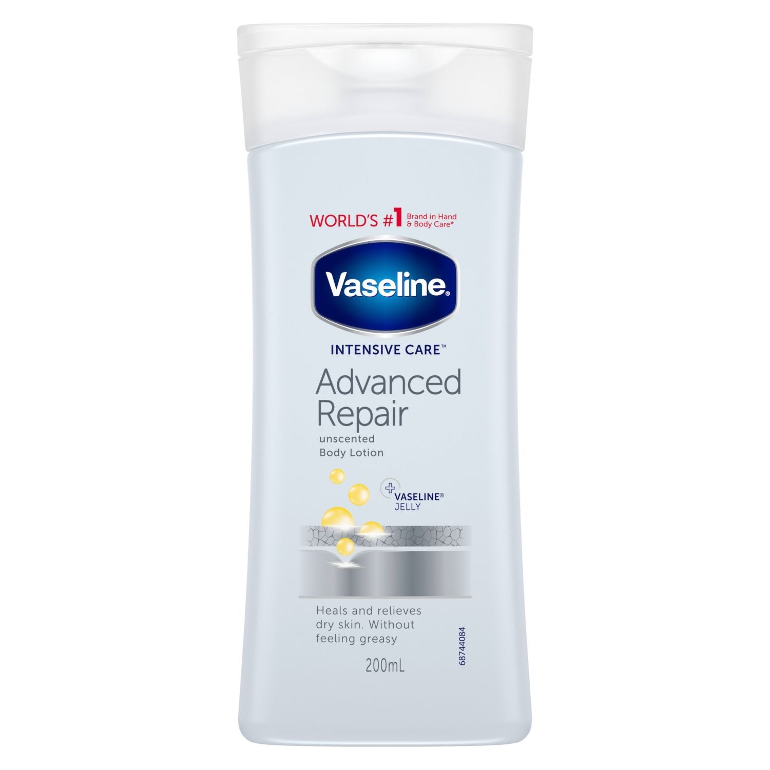Vaseline Advanced Repair Body Lotion Unscented 200ml (British brand)