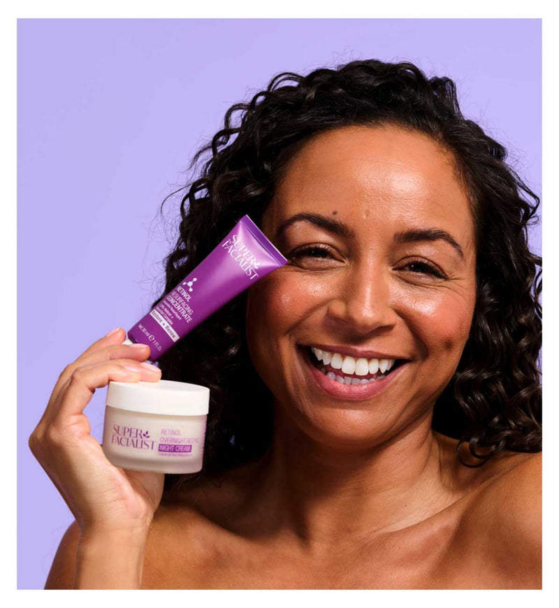 Super Facialist Retinol Night Cream SleepSmart Overnight Resync (British brand)