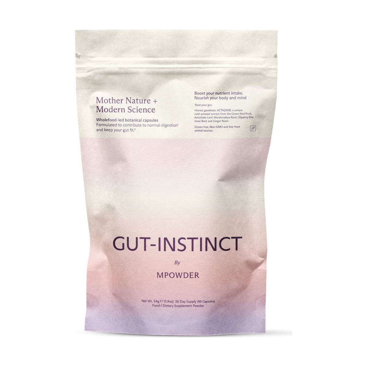 MPowder Gut-Instinct prebiotic capsules 30 servings - British product