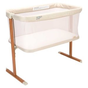 Tutti Bambini ZiZee Essential Wiege Skandinavische Walnuss Ecru Schaukel-Schlafplatz