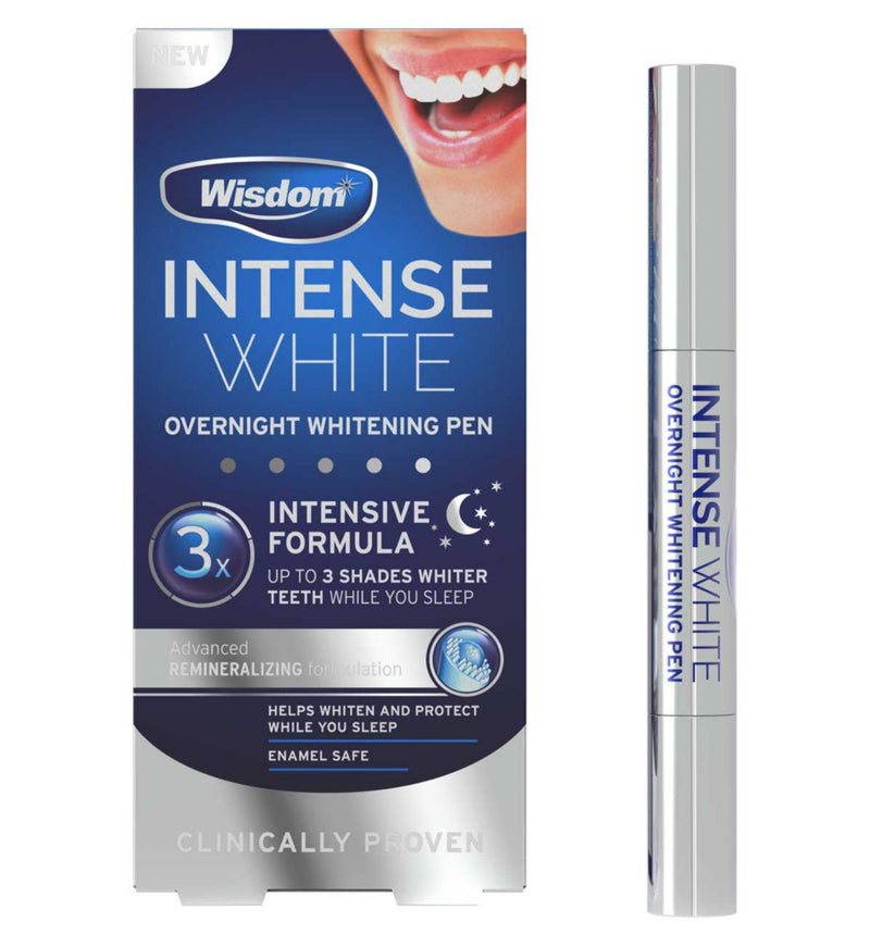 Wisdom Intense White Overnight Pen teeth whitener (British brand)