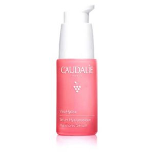 Caudalie VinoHydra Hyaluronic Acid Face Serum 30ml bottle packaging, UK version