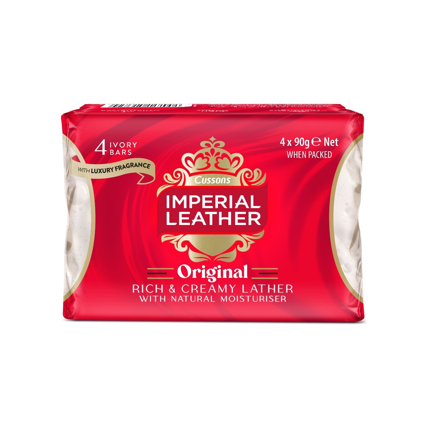 Imperial Leather Original soap bar 4x90g (British brand)
