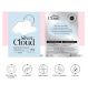Paquete doble de fundas de almohada de satén blanco Silver Cloud (marca británica)