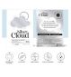 زوج أغطية مخدات ساتان فضي Cloud مقاس 50x75 سم