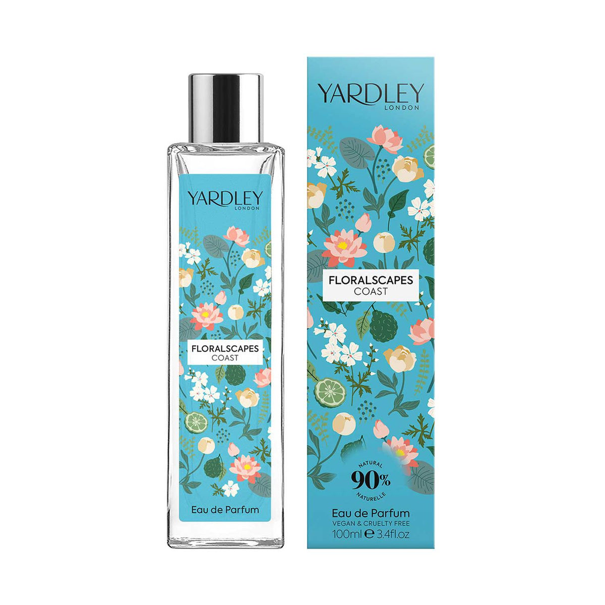 Yardley Floralscapes Coast Eau de Parfum 100ml, imported from the UK