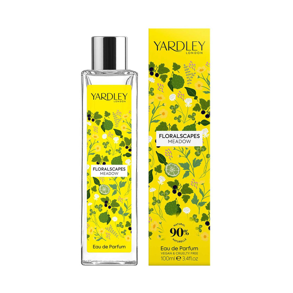 Yardley Floralscapes Meadow Eau de Parfum 100ml, imported from the UK