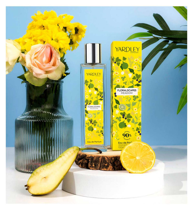 Yardley Floralscapes Meadow Eau de Parfum 100ml, imported from the UK