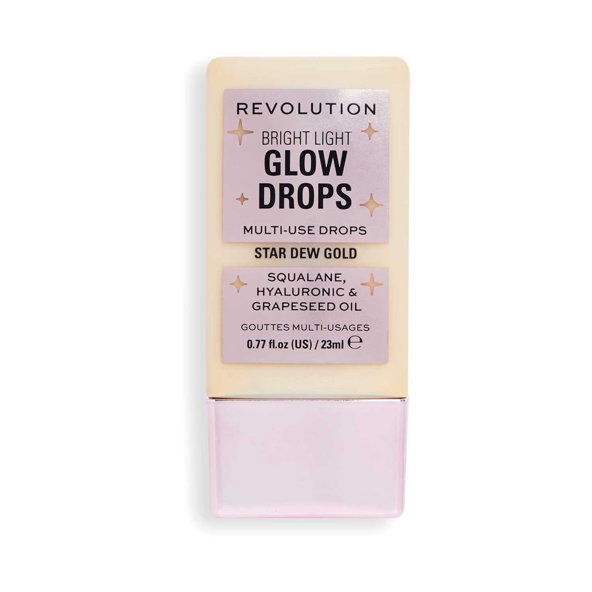 Revolution glow drops golden star dew 23ml, imported from the UK