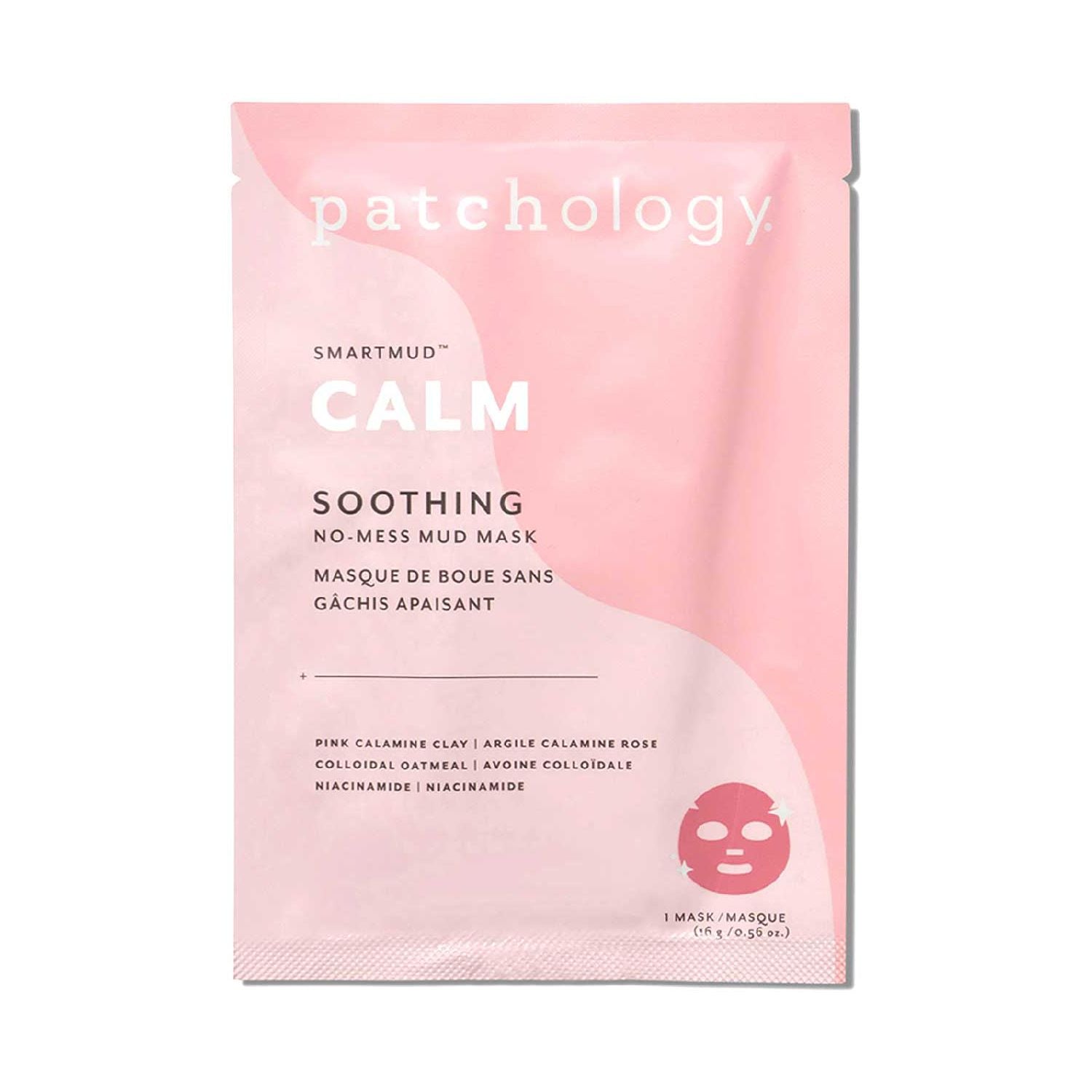 Patchology SmartMud Calm Soothing Mud Mask single unit, imported from the UK