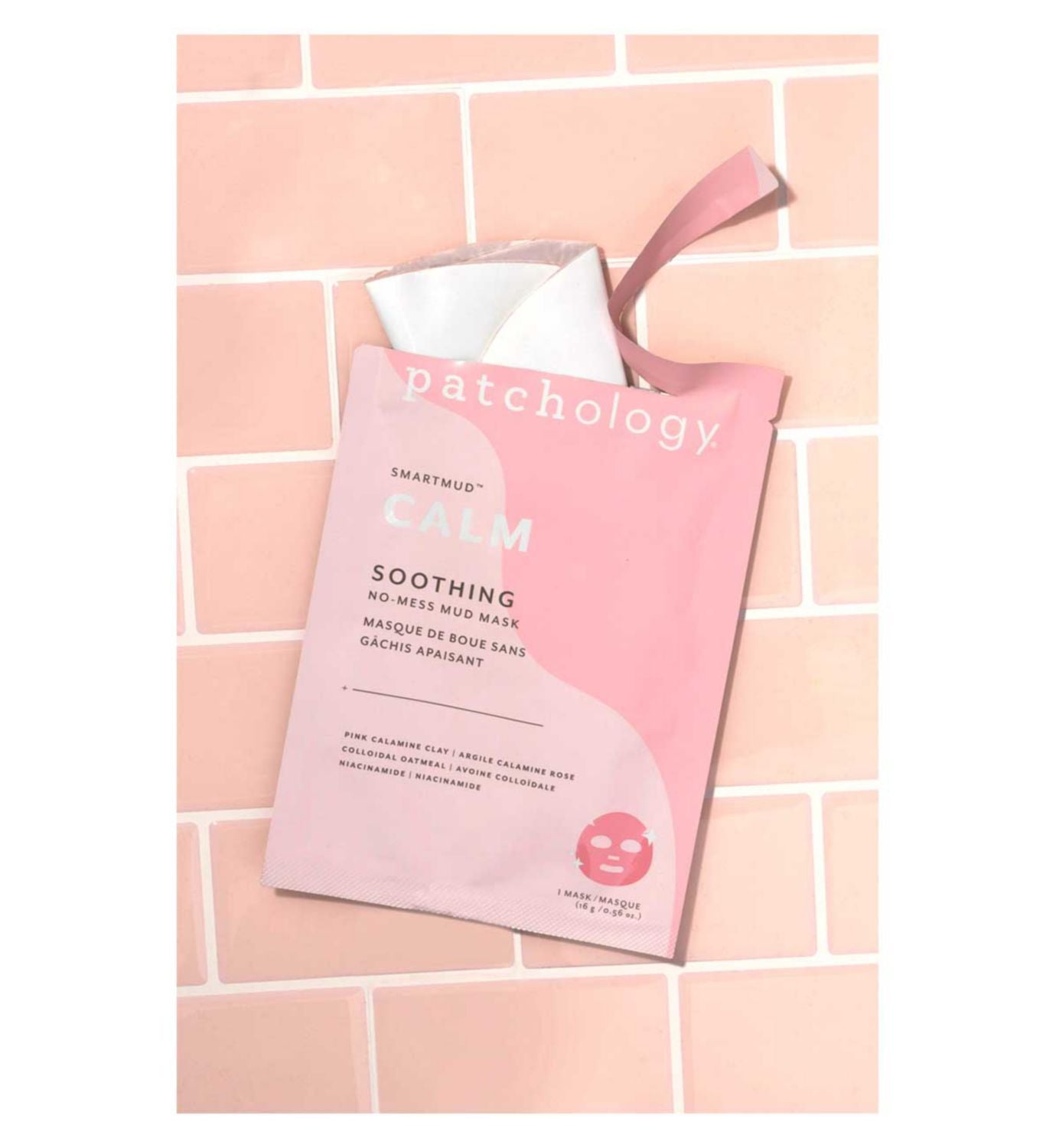 Patchology SmartMud Calm Soothing Mud Mask single unit, imported from the UK