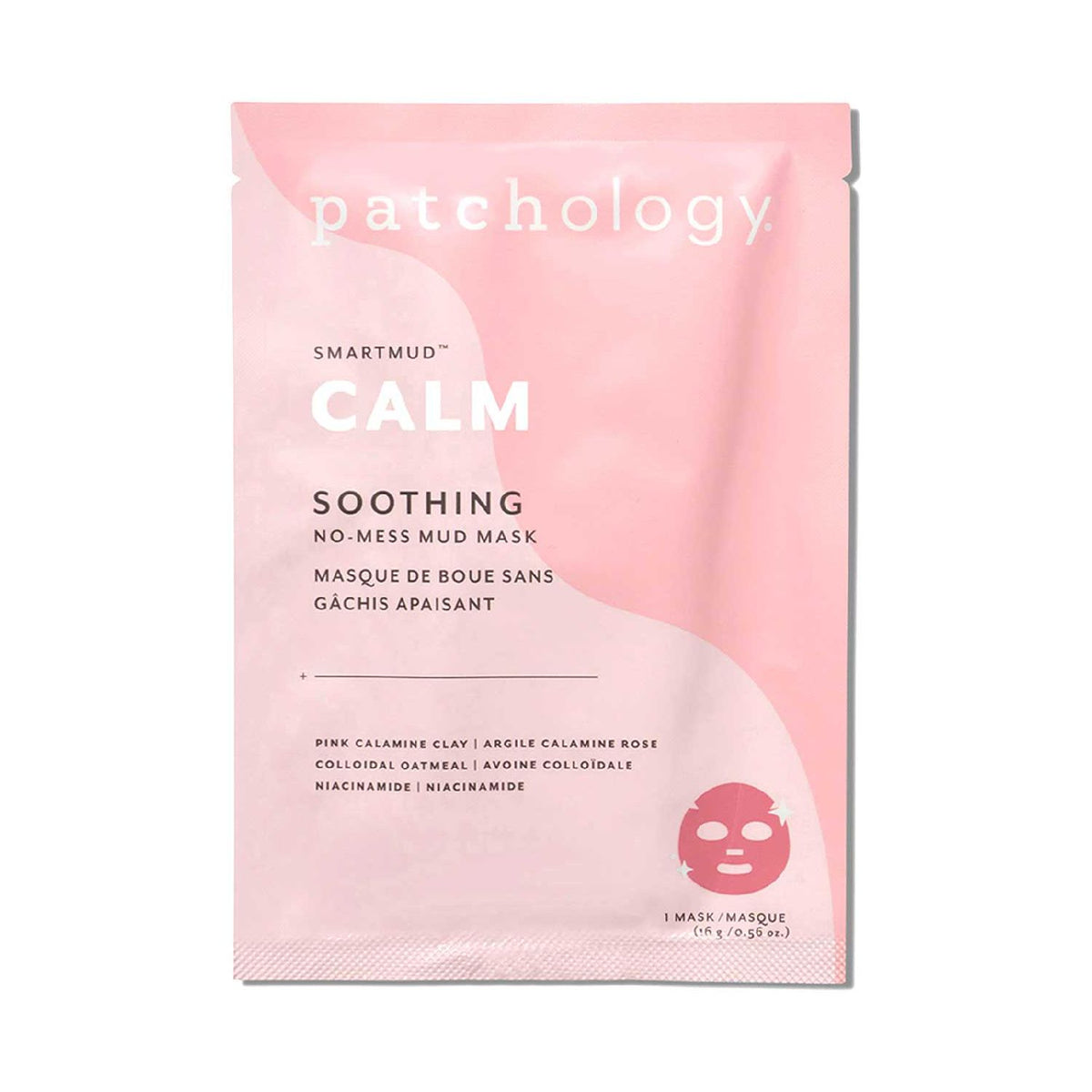 Patchology SmartMud Calm Soothing Mud Mask single unit, imported from the UK