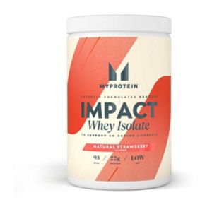 Myprotein Impact Whey Isolate Natural Strawberry Protein Powder 480g