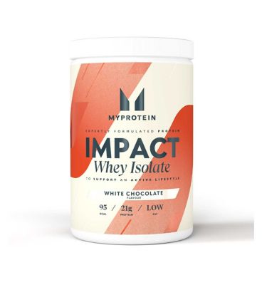 Myprotein Impact Whey Isolate White Chocolate 480g Tub