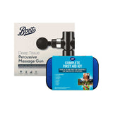 Boots pain relief bundle with first aid kit and massage gun, UK version