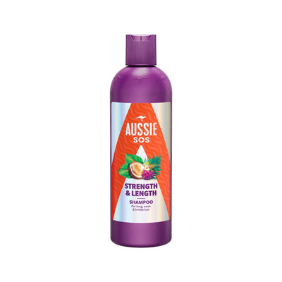 Boots Aussie SOS Strength & Length Shampoo 300ml- Buy online at McGrocer