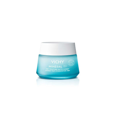 Boots Vichy Minéral 89 48H Moisture Matte Sorbet For Combination Oily Skin 50ml- Buy online at McGrocer