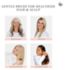 Manta white hairbrush designed for fragile hair, imported from the UK