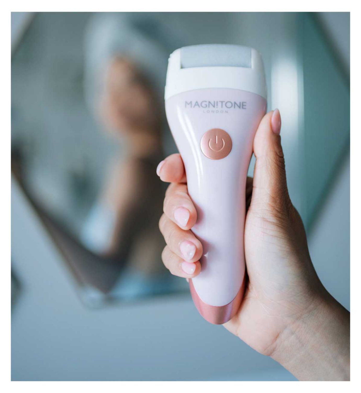 Magnitone foot exfoliator pink, imported from the UK