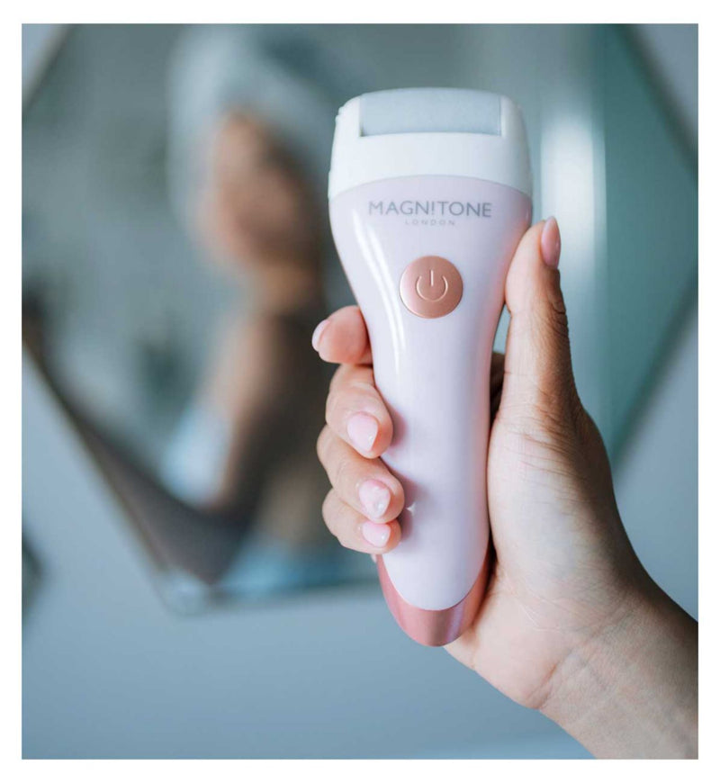 Magnitone foot exfoliator pink, imported from the UK