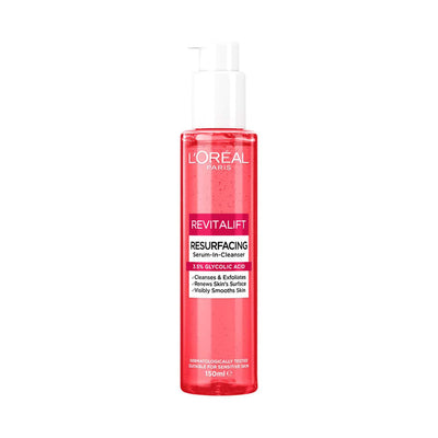 Boots L'Oréal Paris Revitalift Resurfacing Serum-In Cleanser Facial Skincare 150ml- Buy online at McGrocer