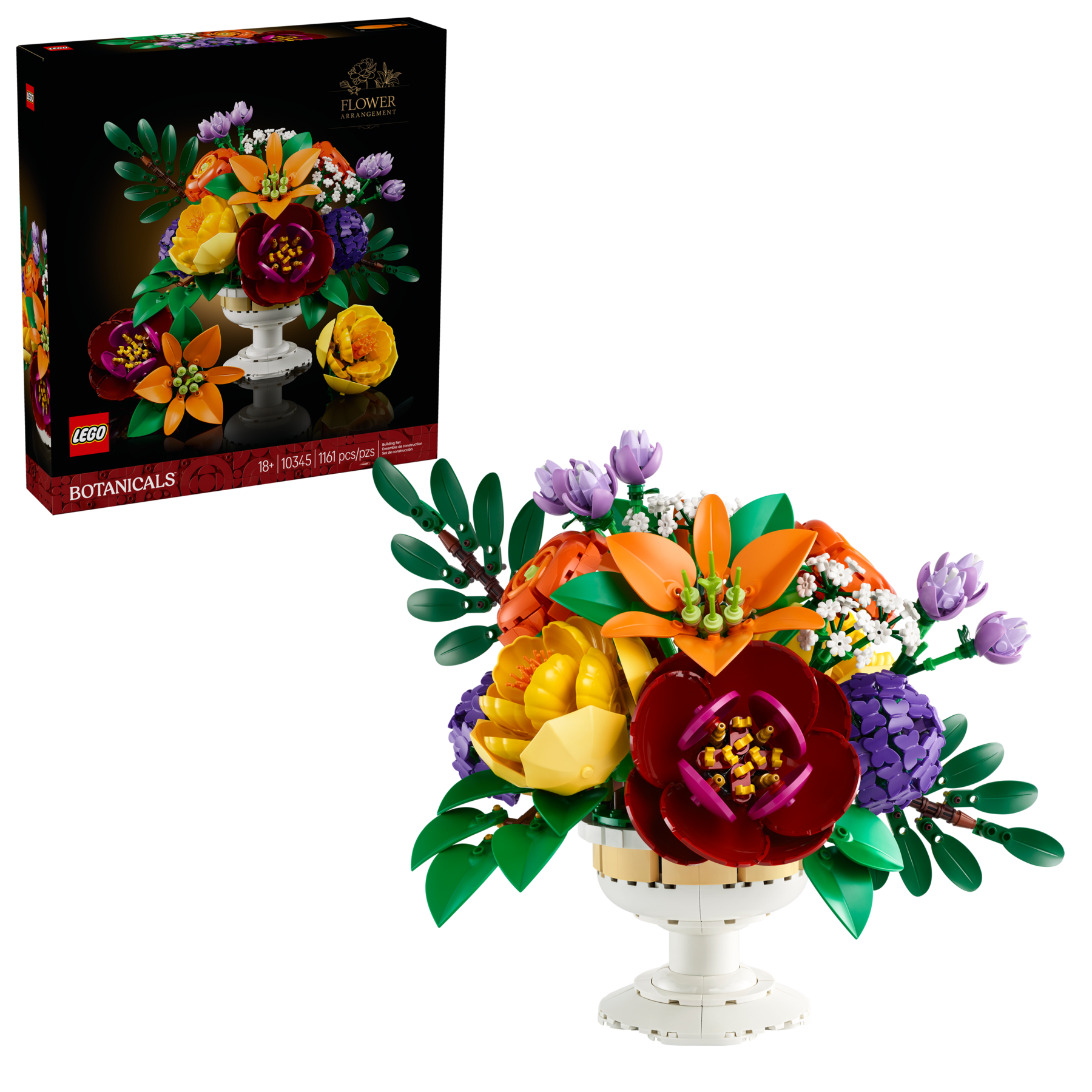 LEGO Flower Arrangement Botanicals 1161 Piece set- British product