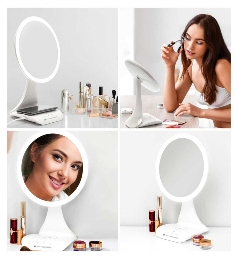 Rio wireless charging mirror with LED lights - British product
