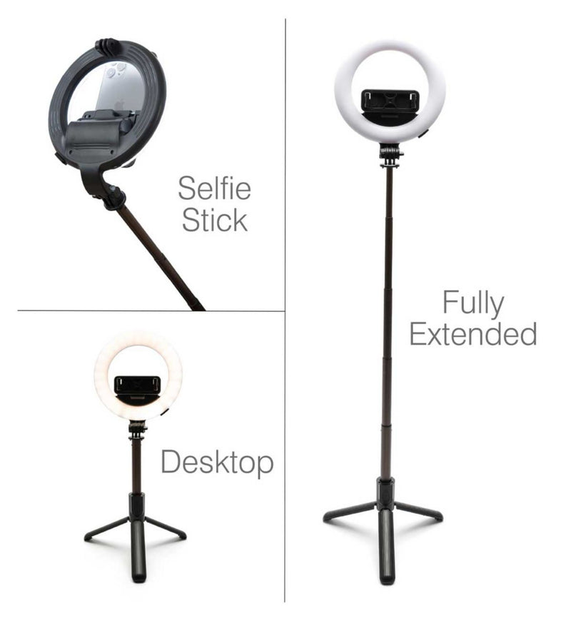 Rio GlamourGlow vlogging ring light (British brand)