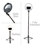 Rio GlamourGlow vlogging ring light (British brand)