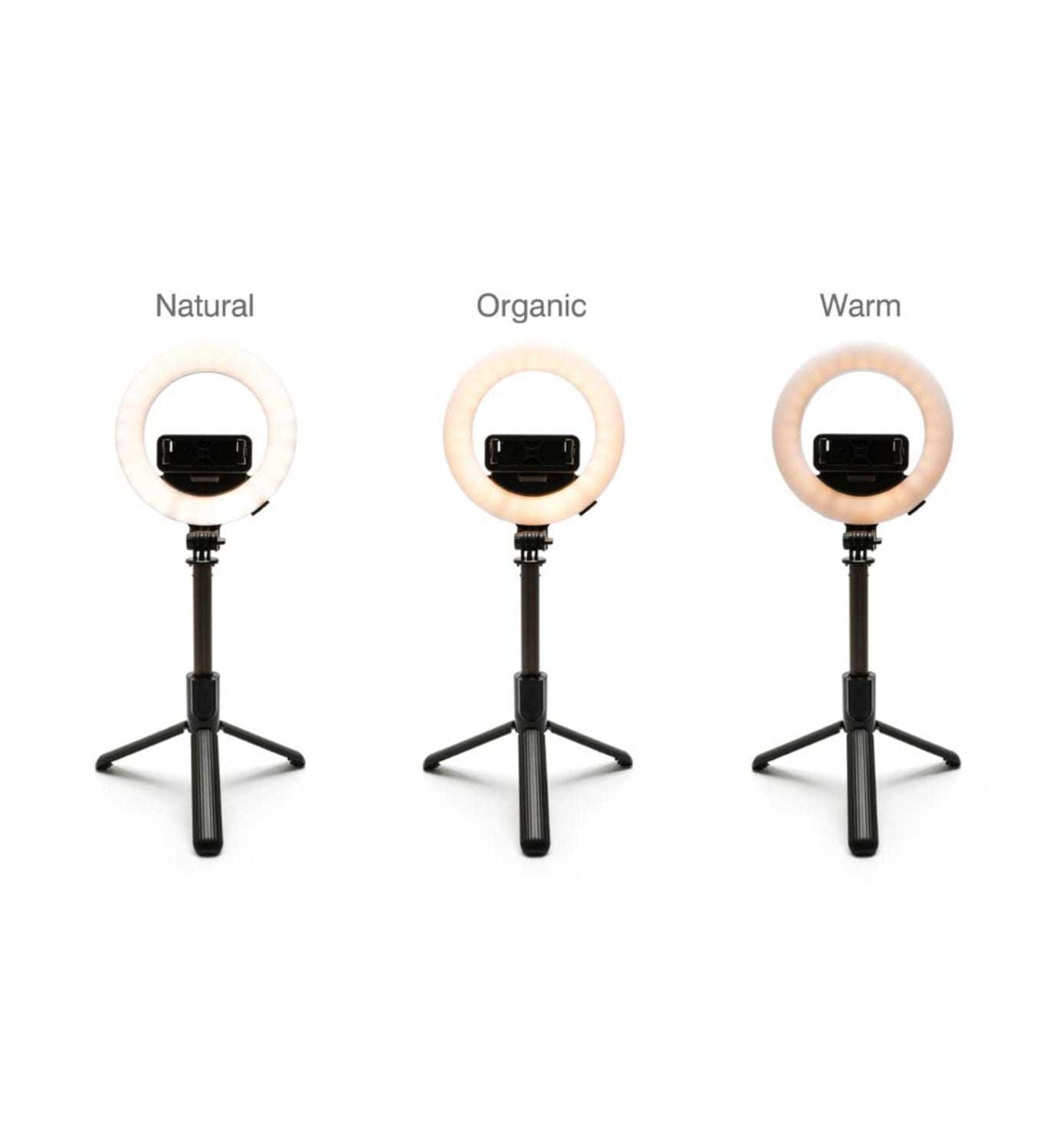 Rio GlamourGlow vlogging ring light (British brand)