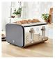 Swan 4 Slice Nordic Style Toaster - Grey