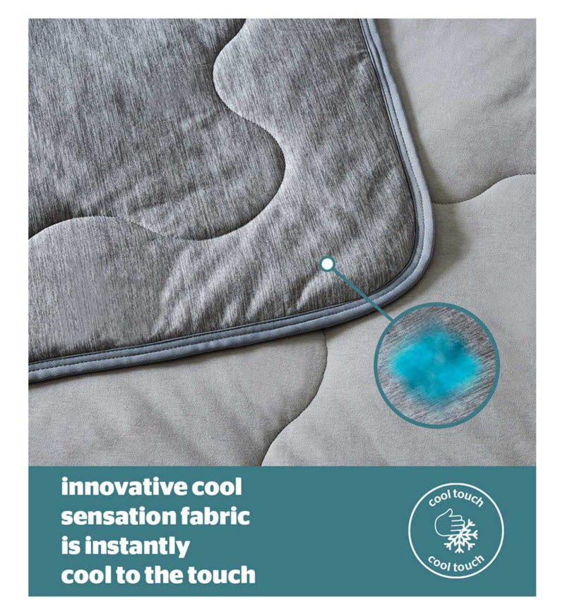 Silentnight cooling throw lightweight jersey cotton (British brand)