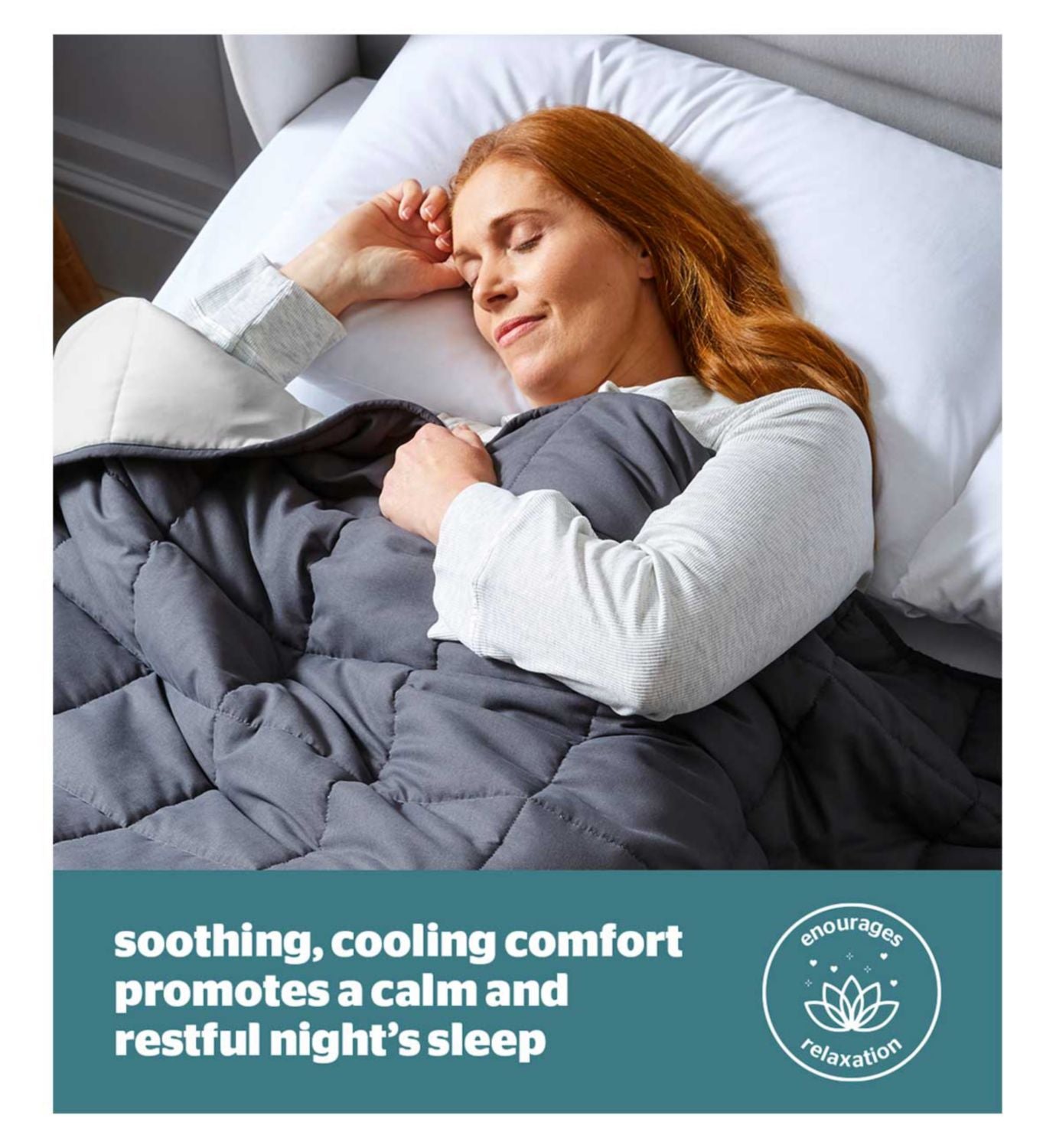 Silentnight cooling weighted blanket 6.8kg - British product
