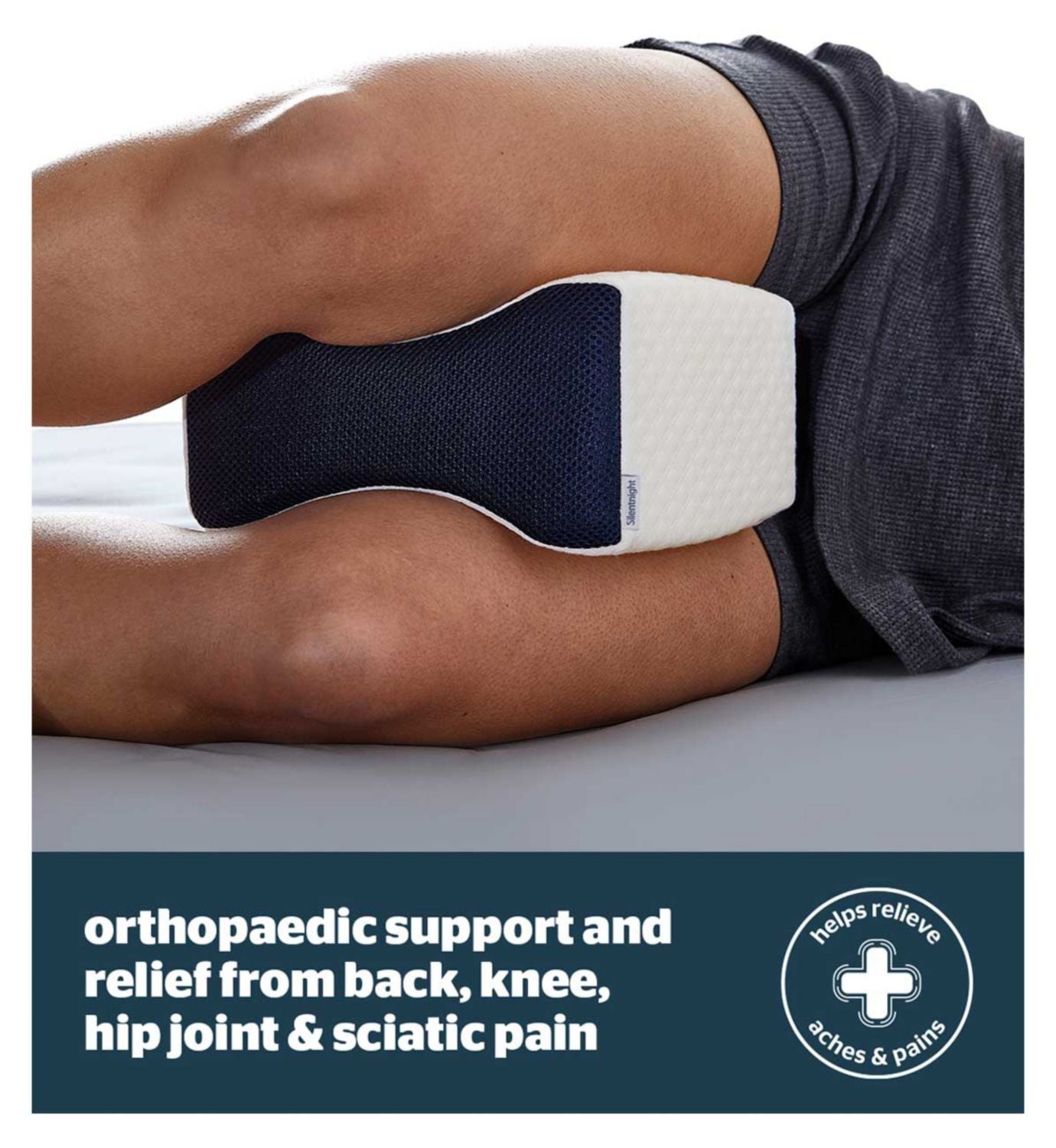 Silentnight Sleep Therapy Hip and Knee Support Pillow (British brand)