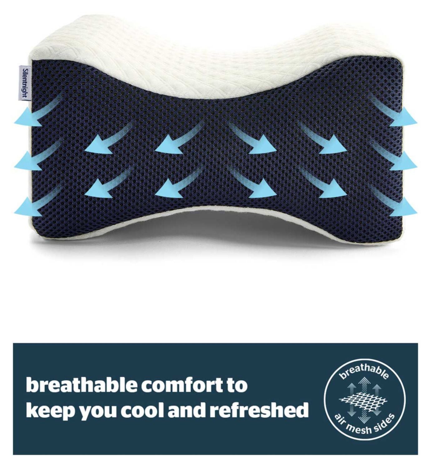 Silentnight Sleep Therapy Hip and Knee Support Pillow (British brand)