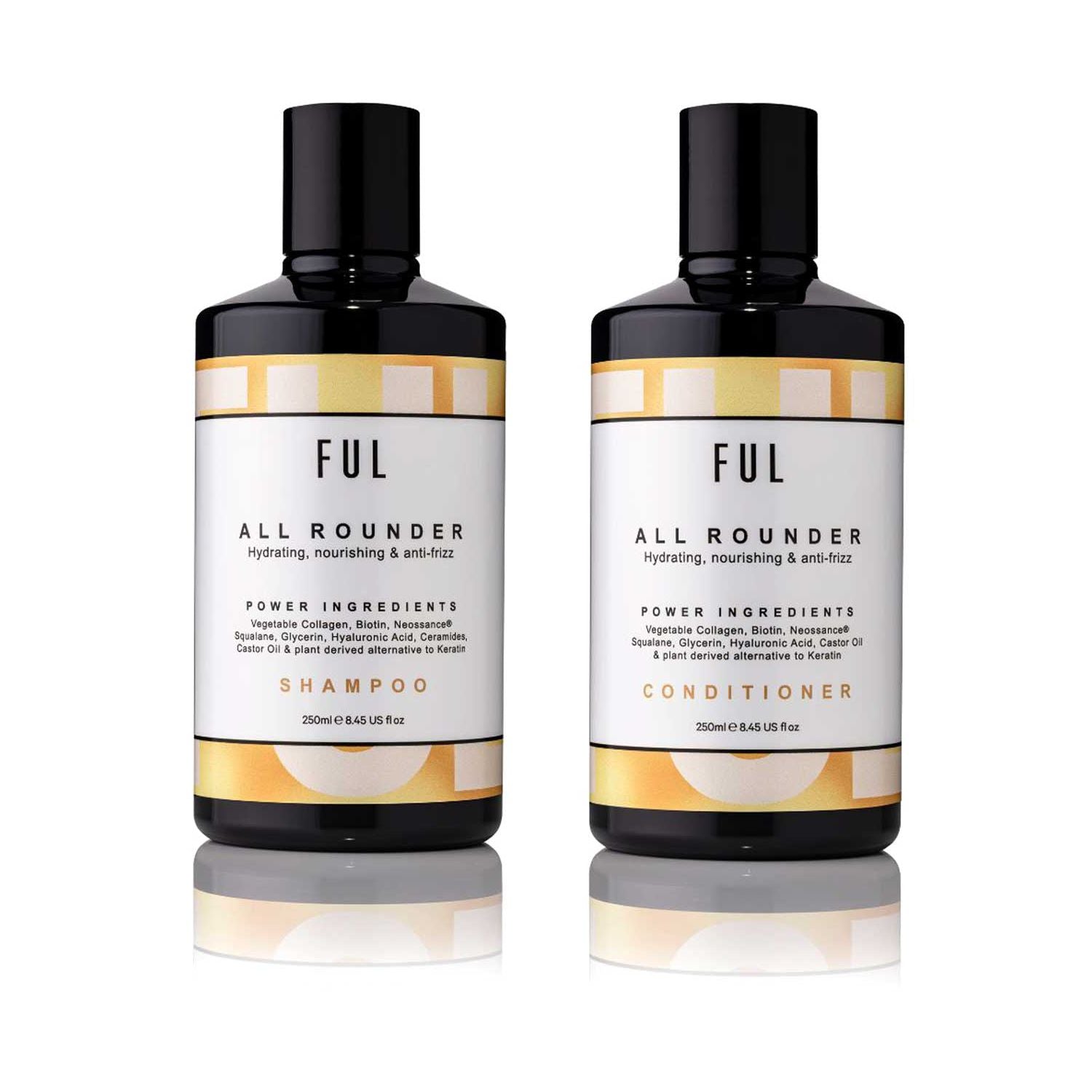 FUL All Rounder shampoo and conditioner bundle, imported from the UK