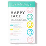 Patchology Happy Face Sheet Mask Bundle, imported from the UK