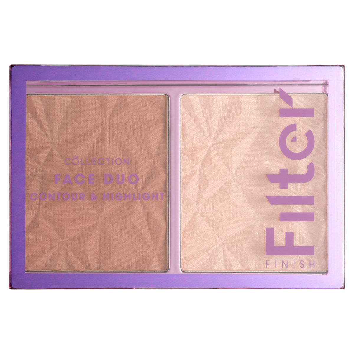 Collection Filter Finish Face Duo Contour and Highlight Shade 1, imported from the UK