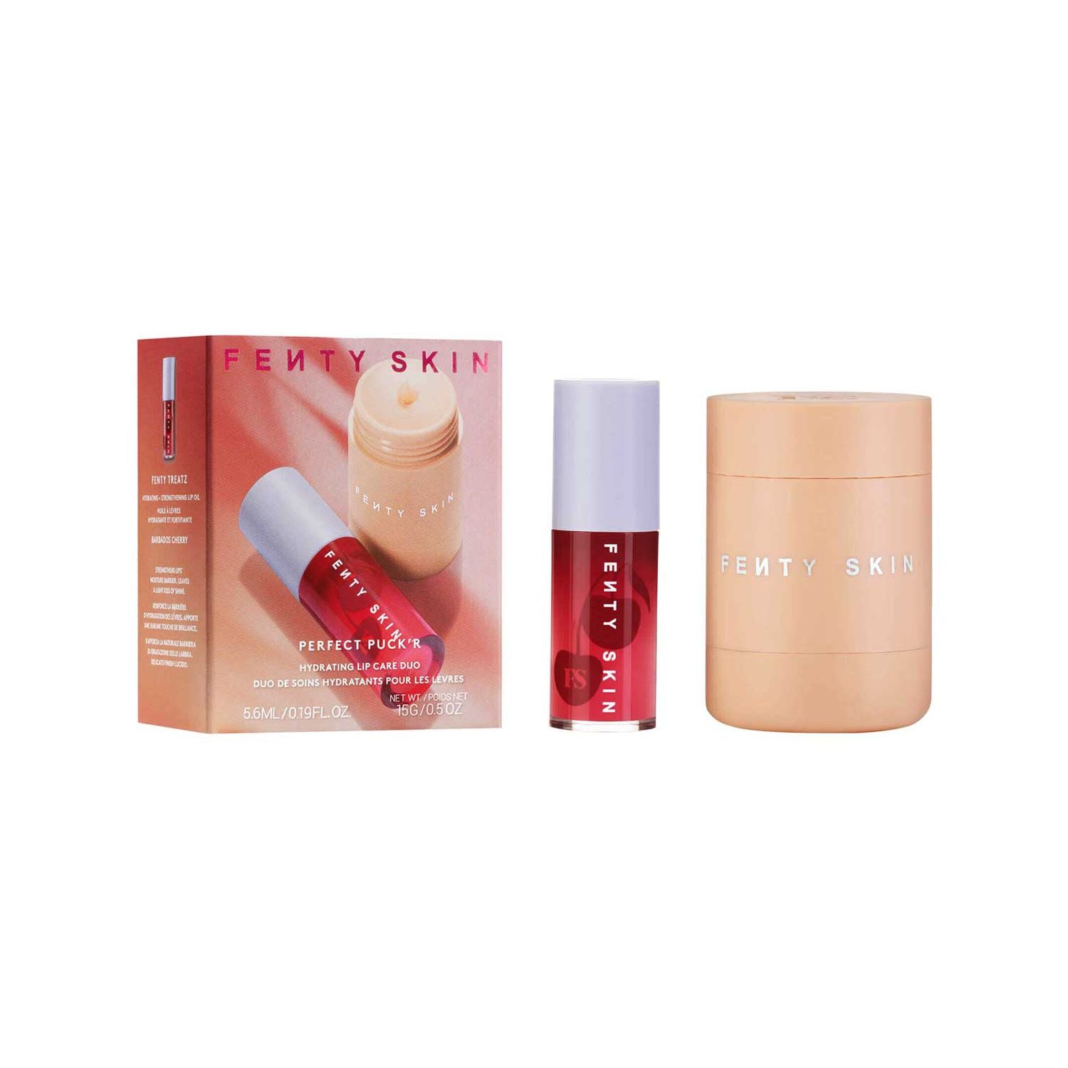 Fenty Skin Perfect Puck'r hydrating lip care duo (British brand)