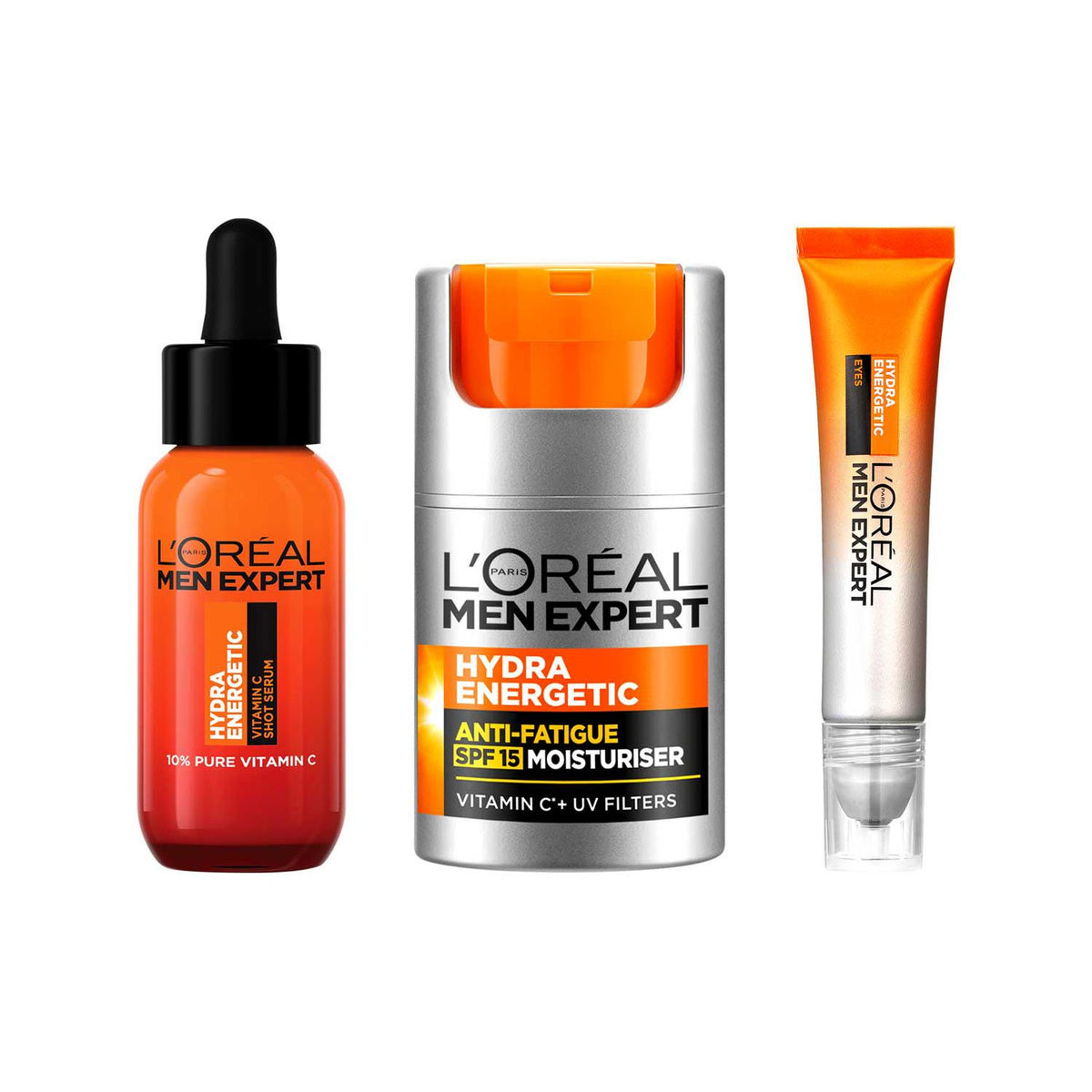 L'Oréal Men Expert Hydra Energetic routine, imported from the UK